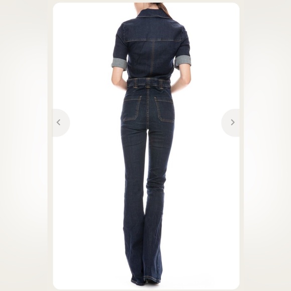 Veronica Beard Jeans Stella Courderoy Jumpsuit, NWT - Picture 5 of 11